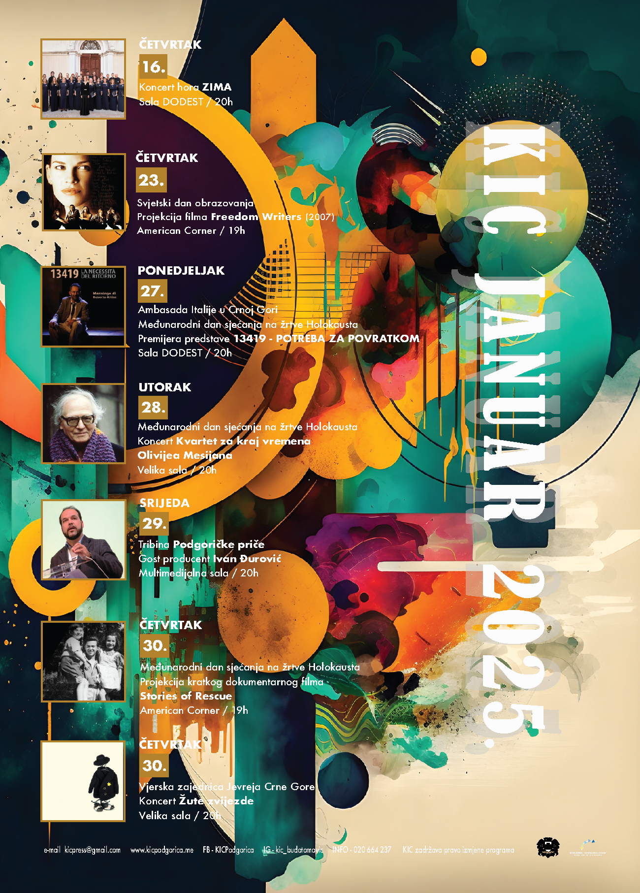 PROGRAM ZA JANUAR 2025