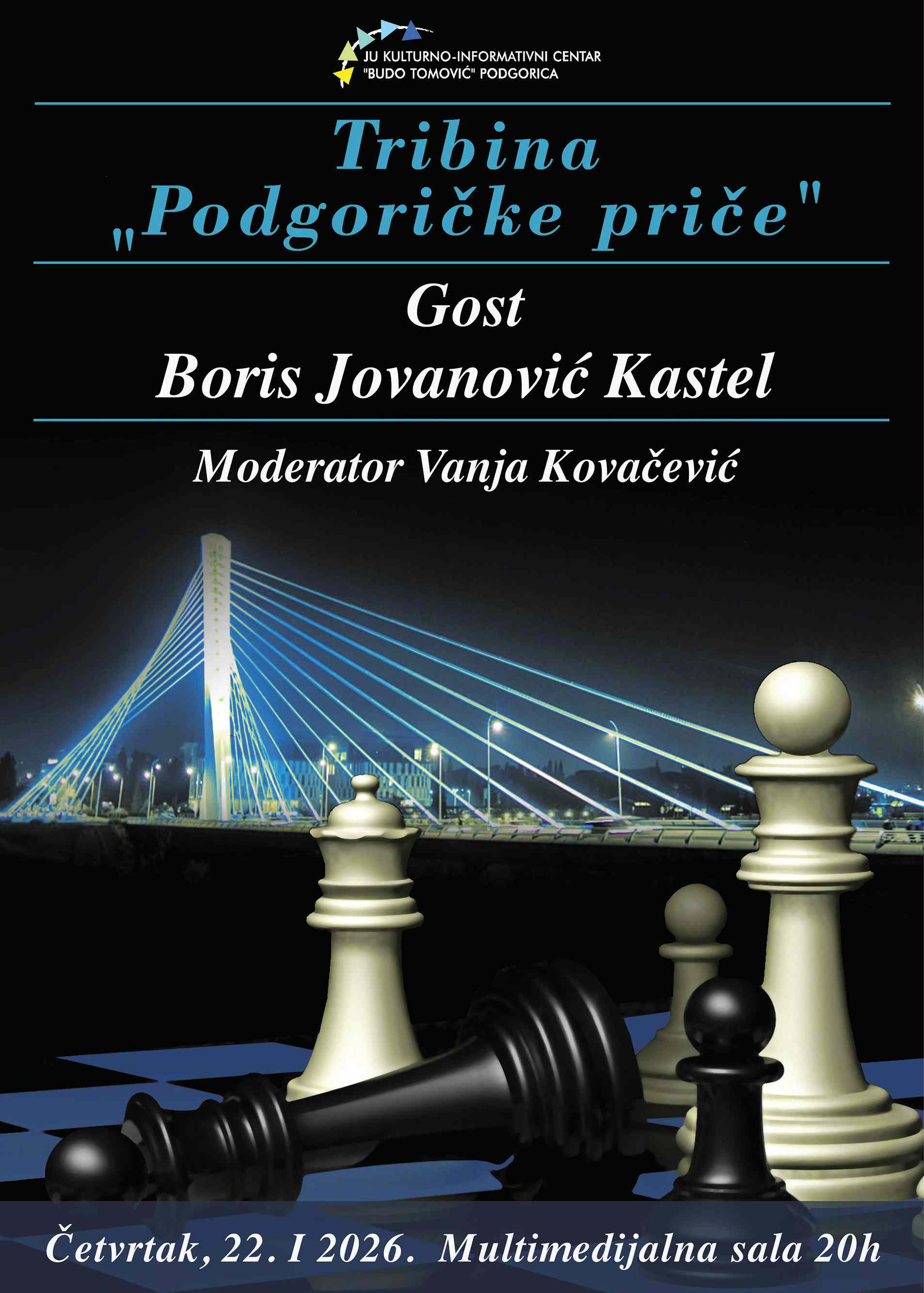 Gost ,,Podgoričkih priča'' Boris Jovanović Kastel