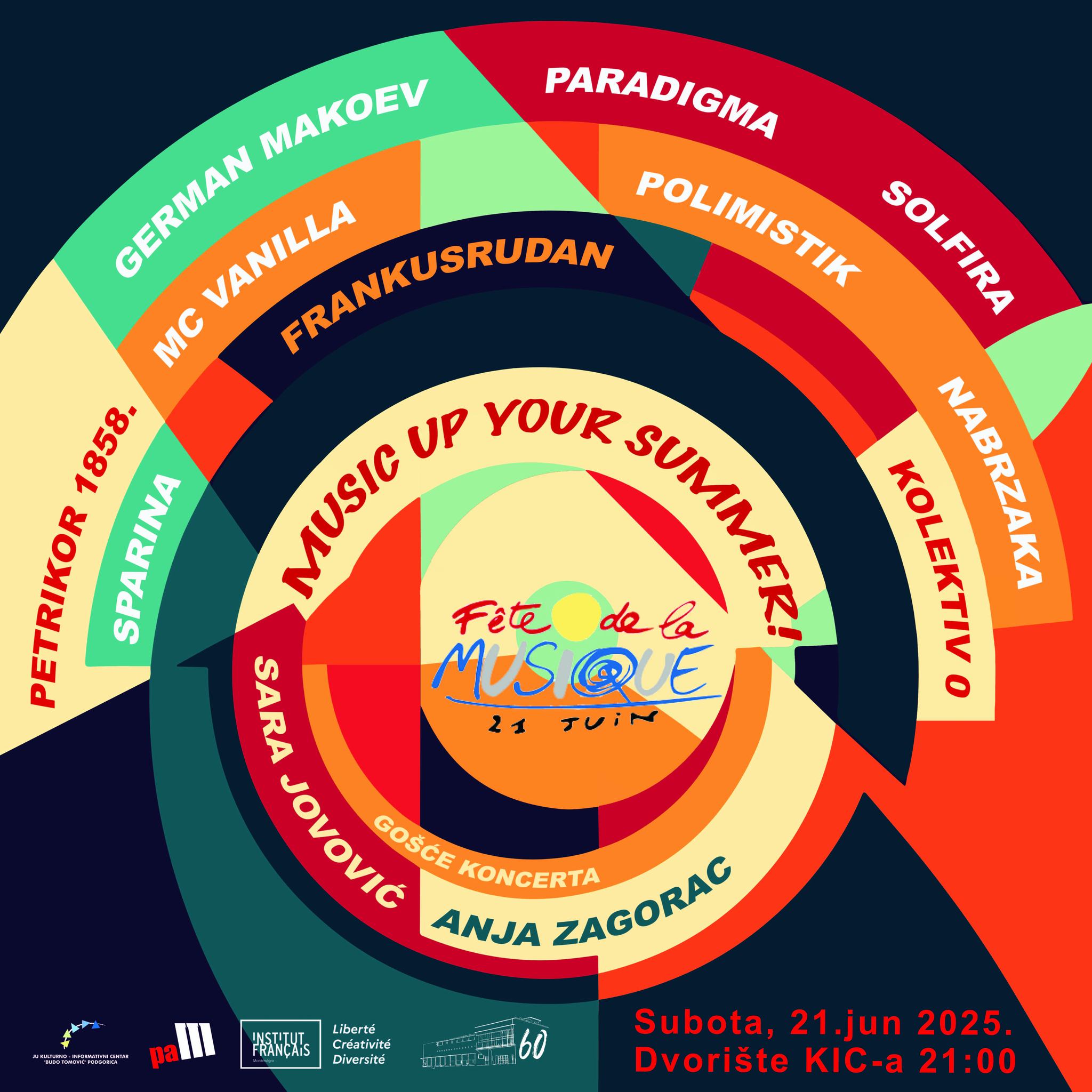 MUSIC UP YOUR SUMMER” ZA PRAZNIK MUZIKE 21. JUN
