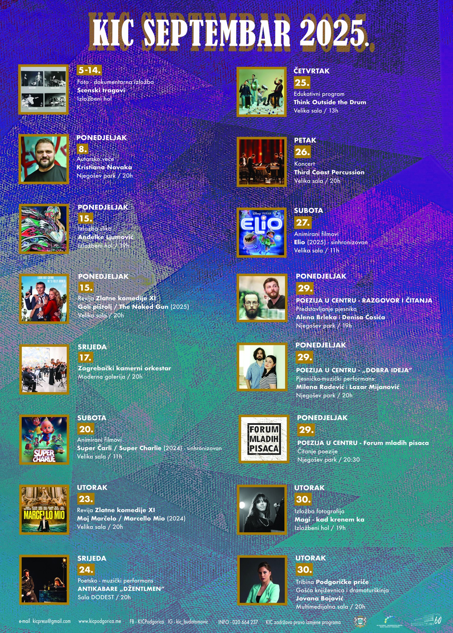 PROGRAM SEPTEMBAR 2025