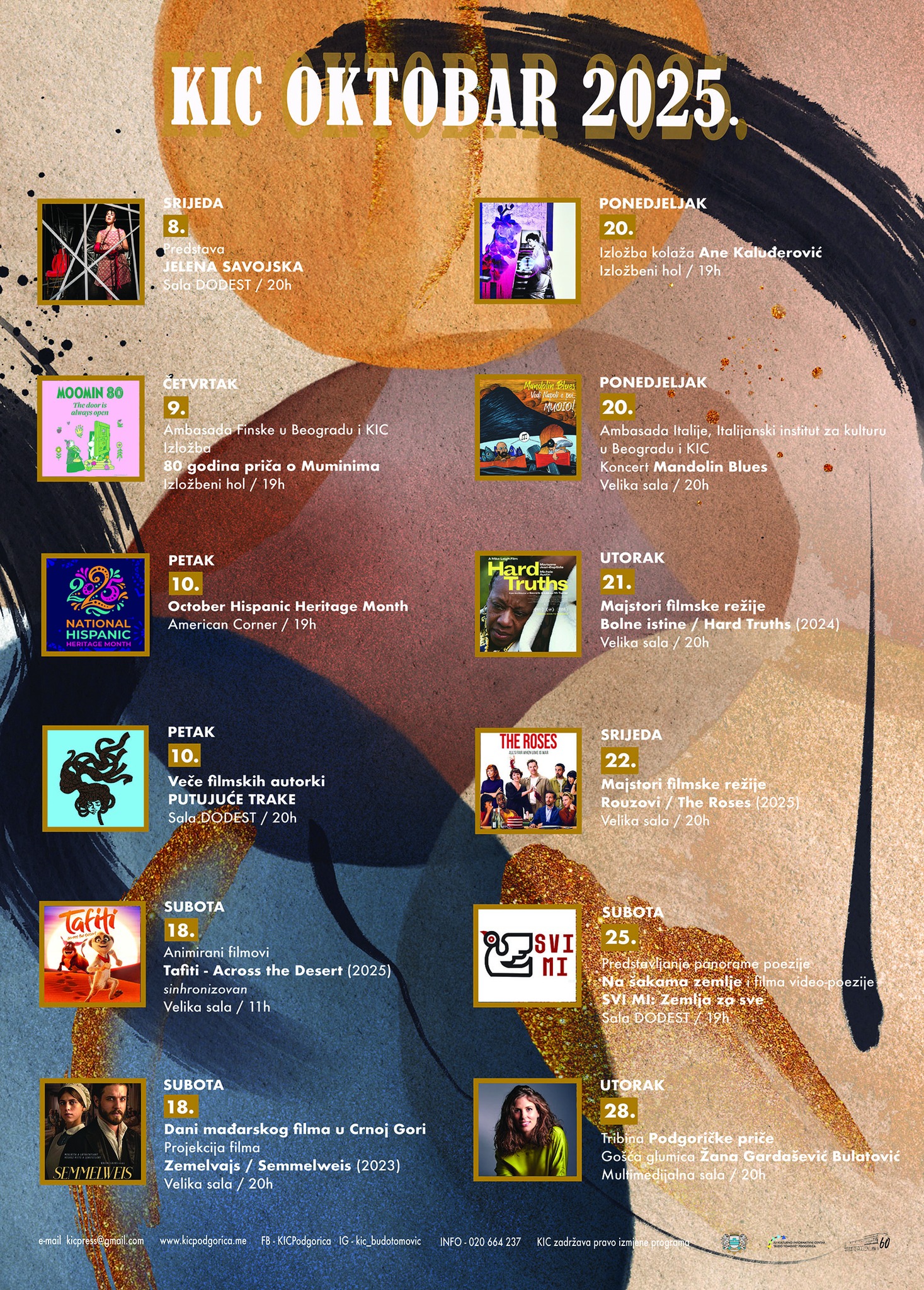 PROGRAM OKTOBAR 2025