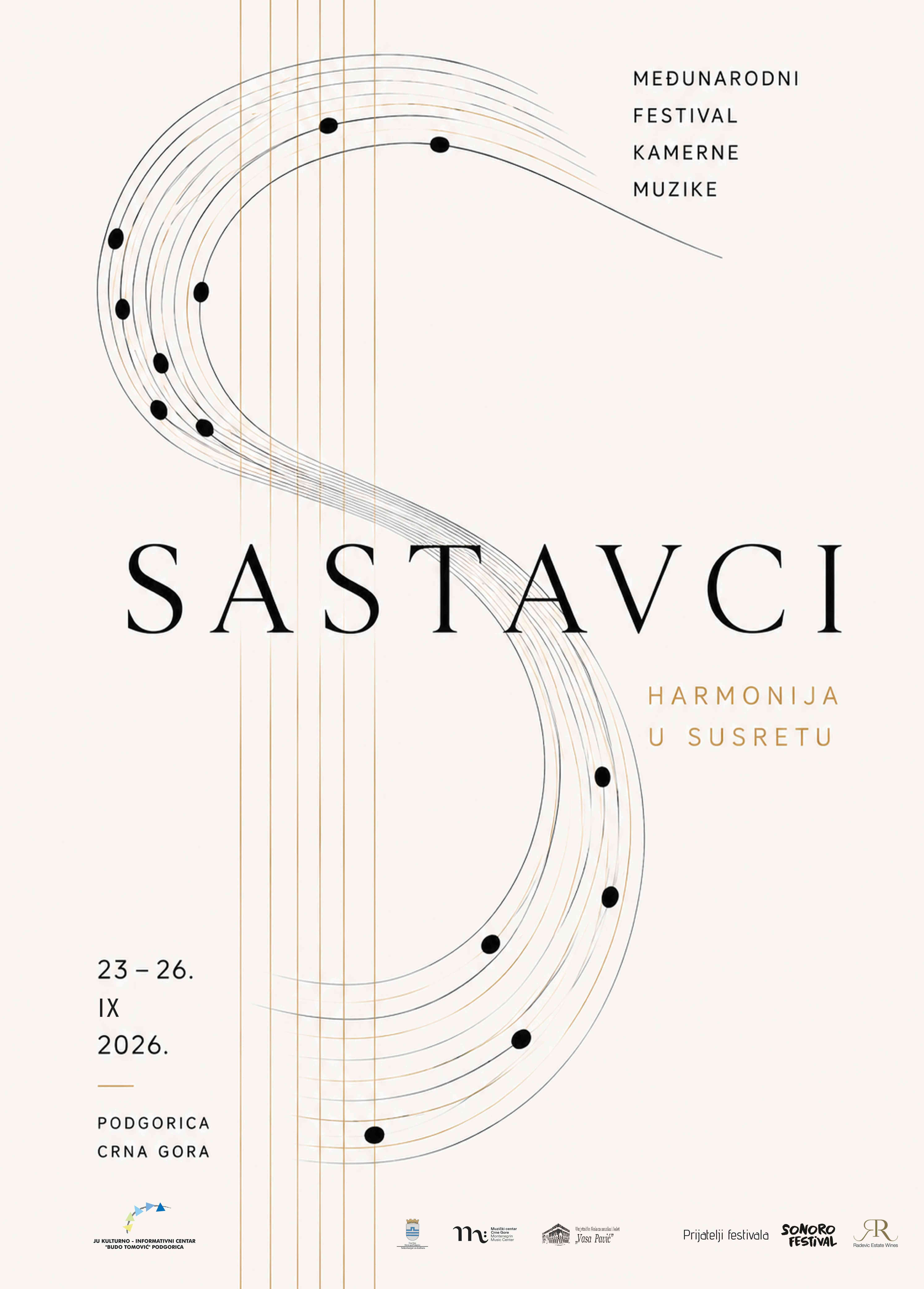 MEĐUNARODNI FESTIVAL KAMERNE MUZIKE ,,SASTAVCI'' OD 23. DO 26. 09.