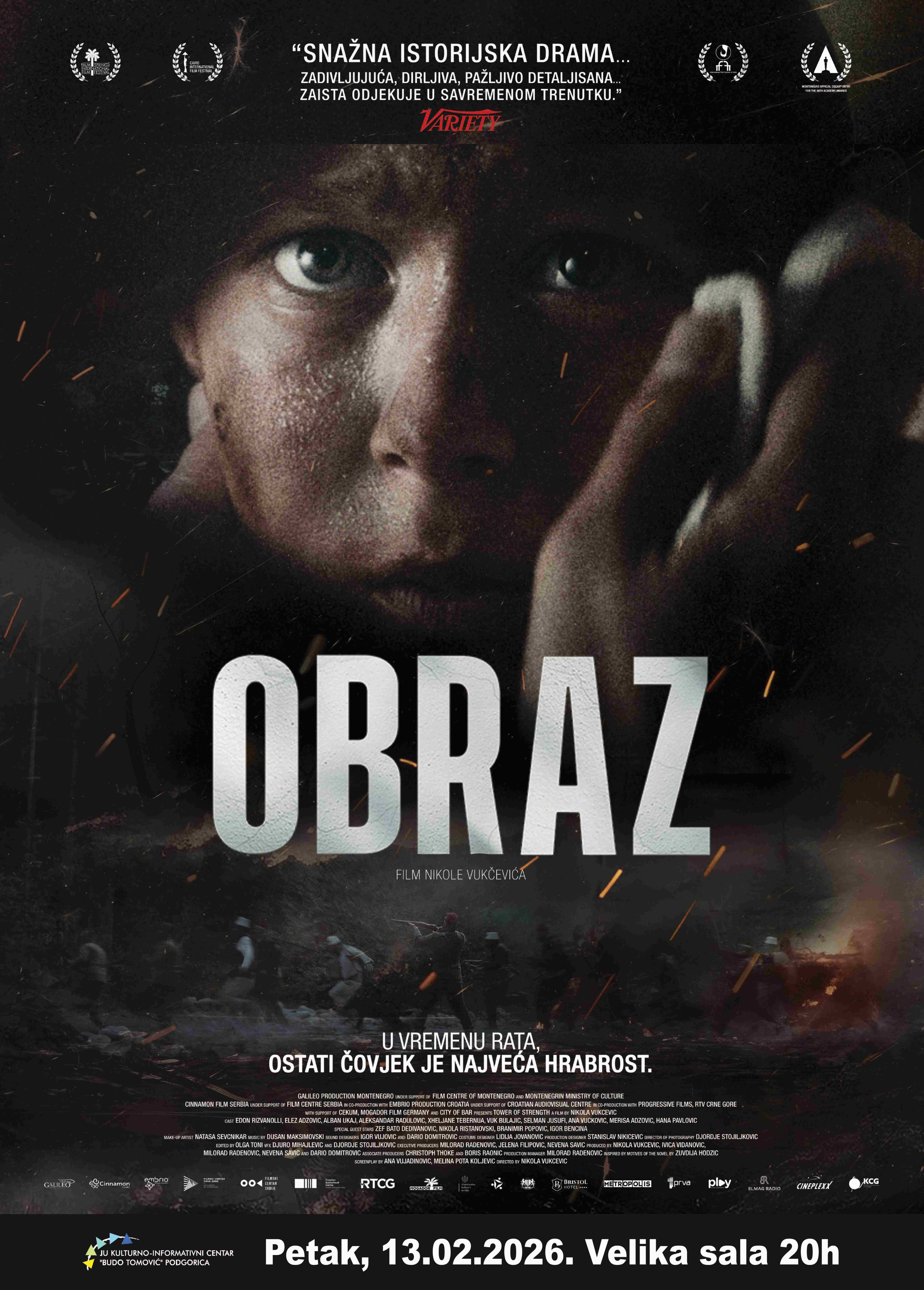 SVEČANA PREMIJERA FILMA ,,OBRAZ'' NIKOLE VUKČEVIĆA 13. 02.