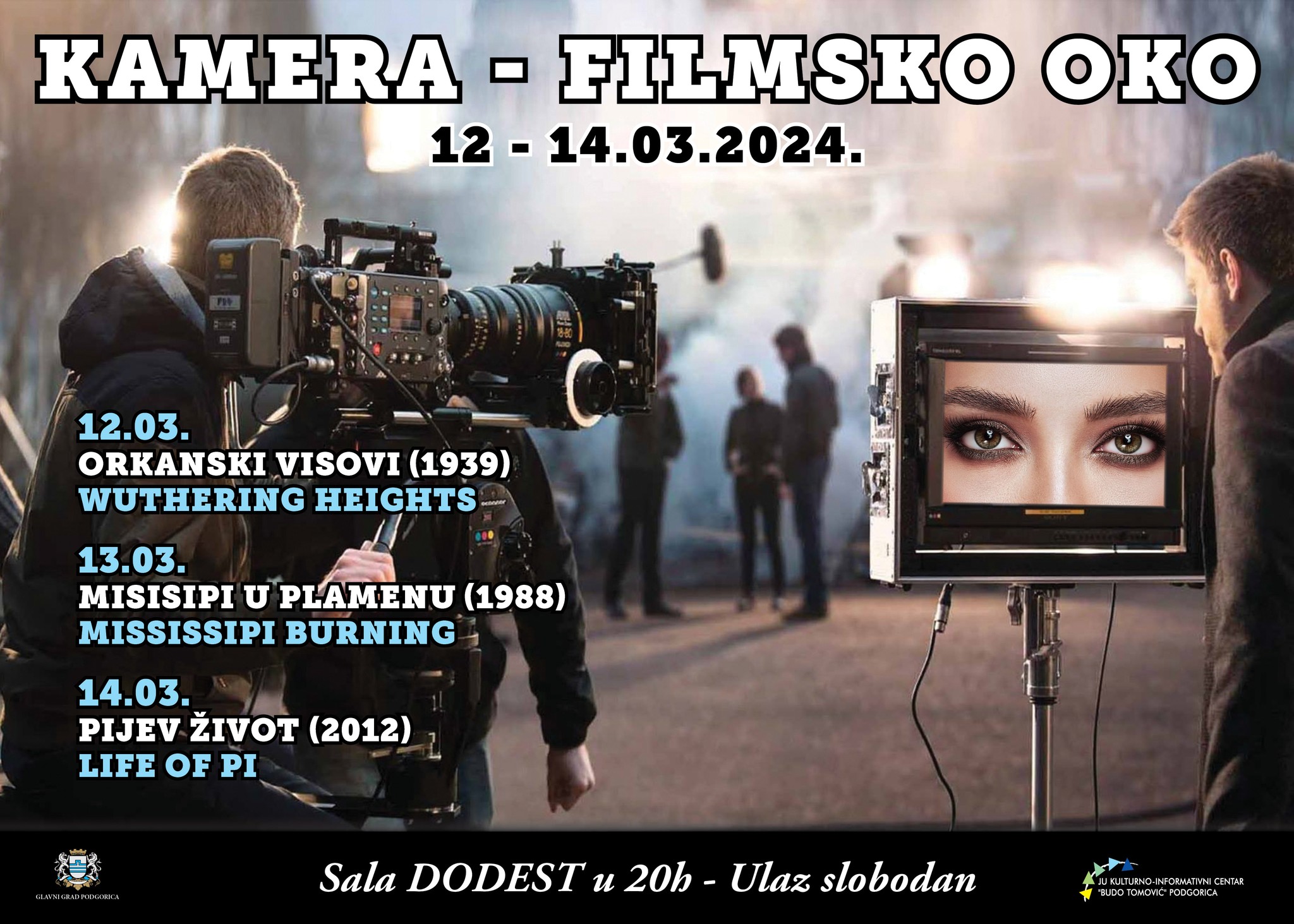 Revija ,,Kamera – filmsko oko” od 12. do 14. marta