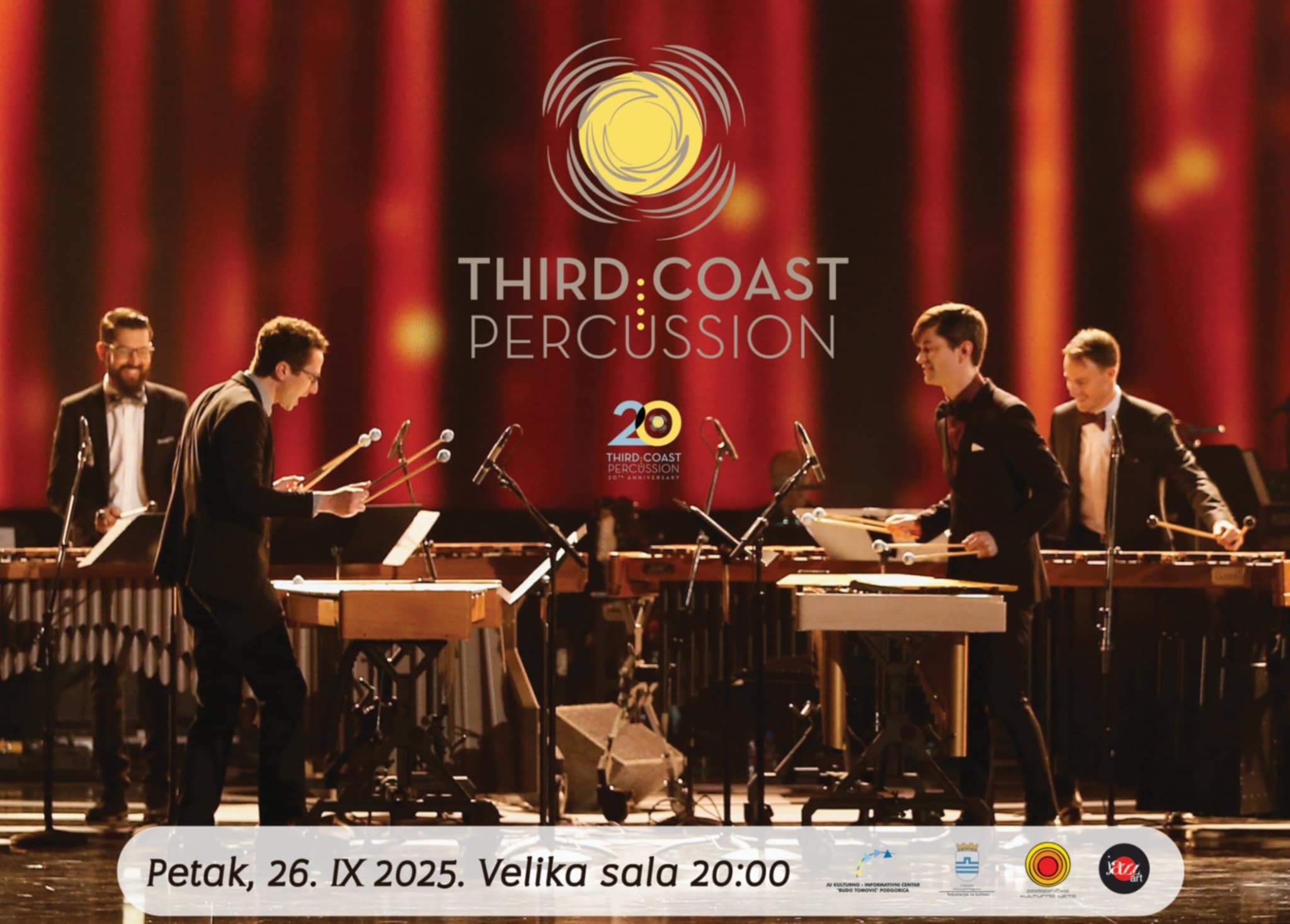 PRIZNATI KVARTET IZ ČIKAGA ,,THIRD COAST PERCUSSION” PREMIJERNO U KIC-U