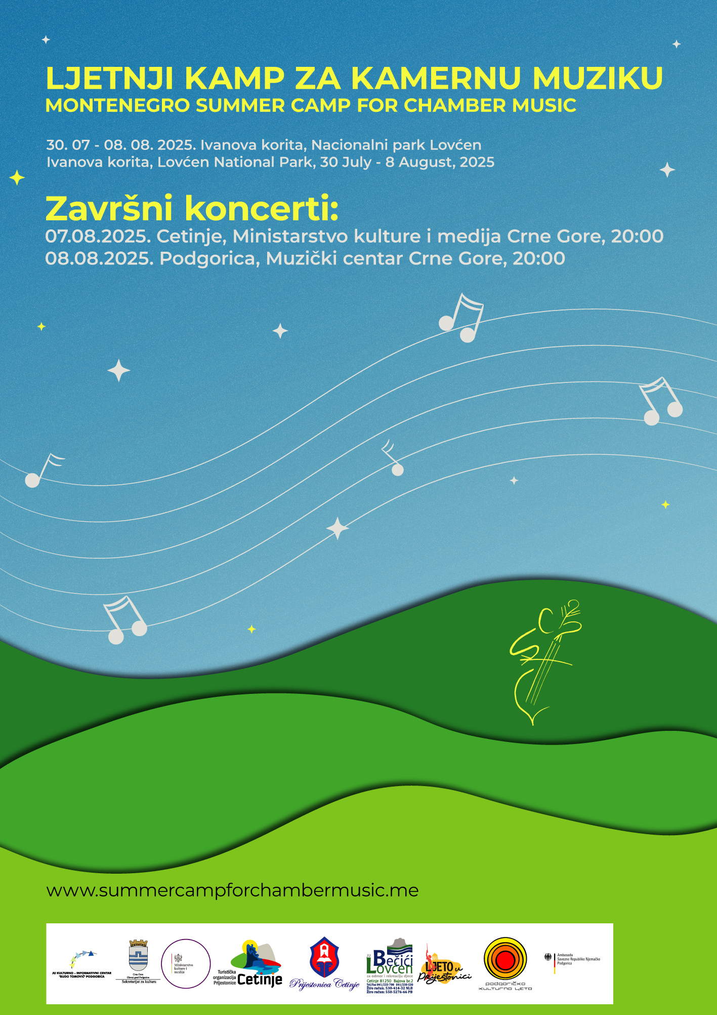 LJETNJI KAMP ZA KAMERNU MUZIKU 14. PUT NA IVANOVIM KORITIMA