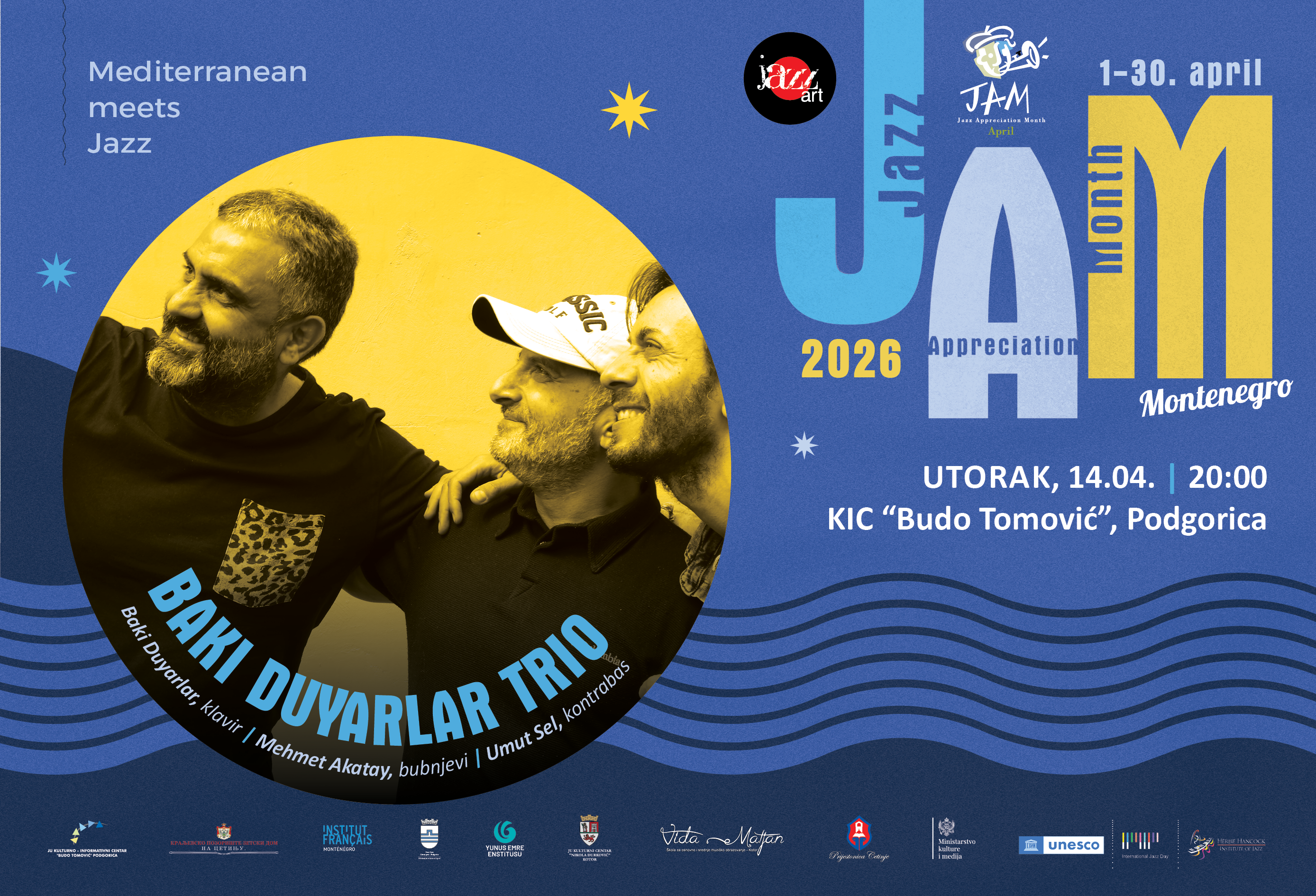 JAM 2026: BAKI DUYARLAR TRIO 14. APRILA U KIC-u