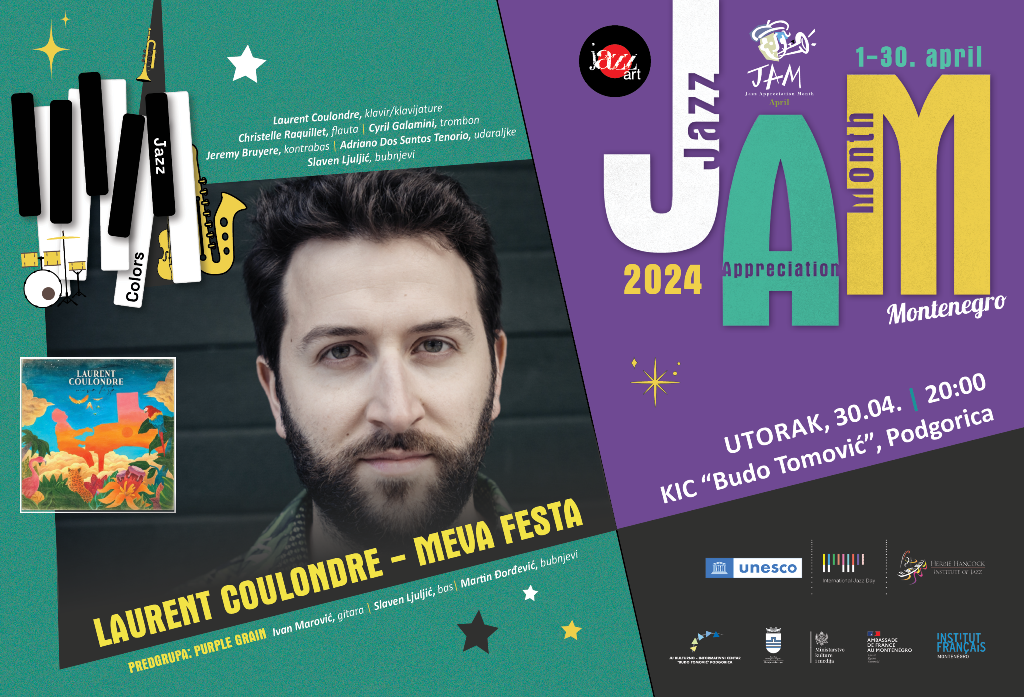 JAM 2024 – Laurent Coulondre – ”Meva festa” 30. aprila u KIC-u