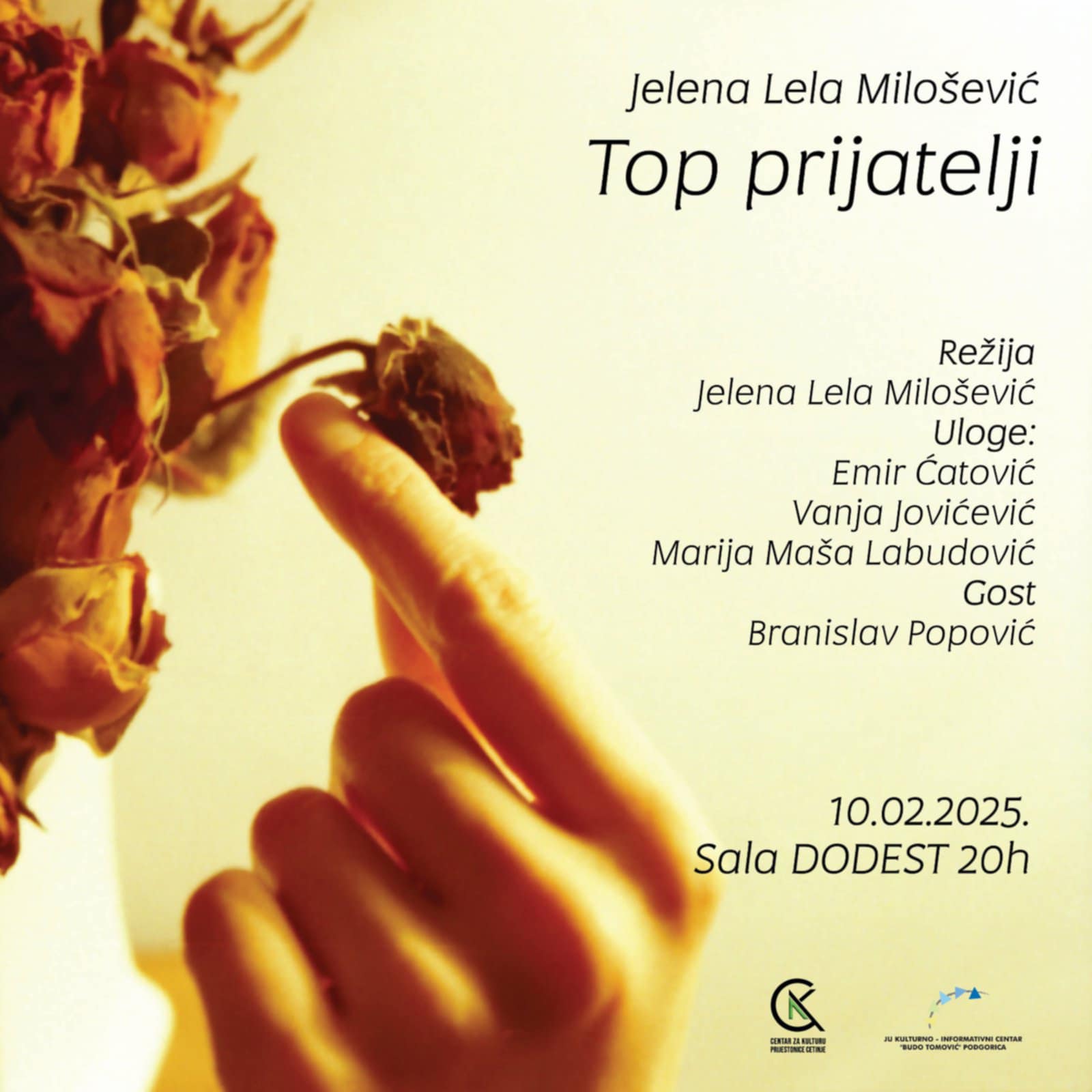 PREMIJERA PREDSTAVE ,,TOP PRIJATELJI” 10. FEBRURA U DODEST-U