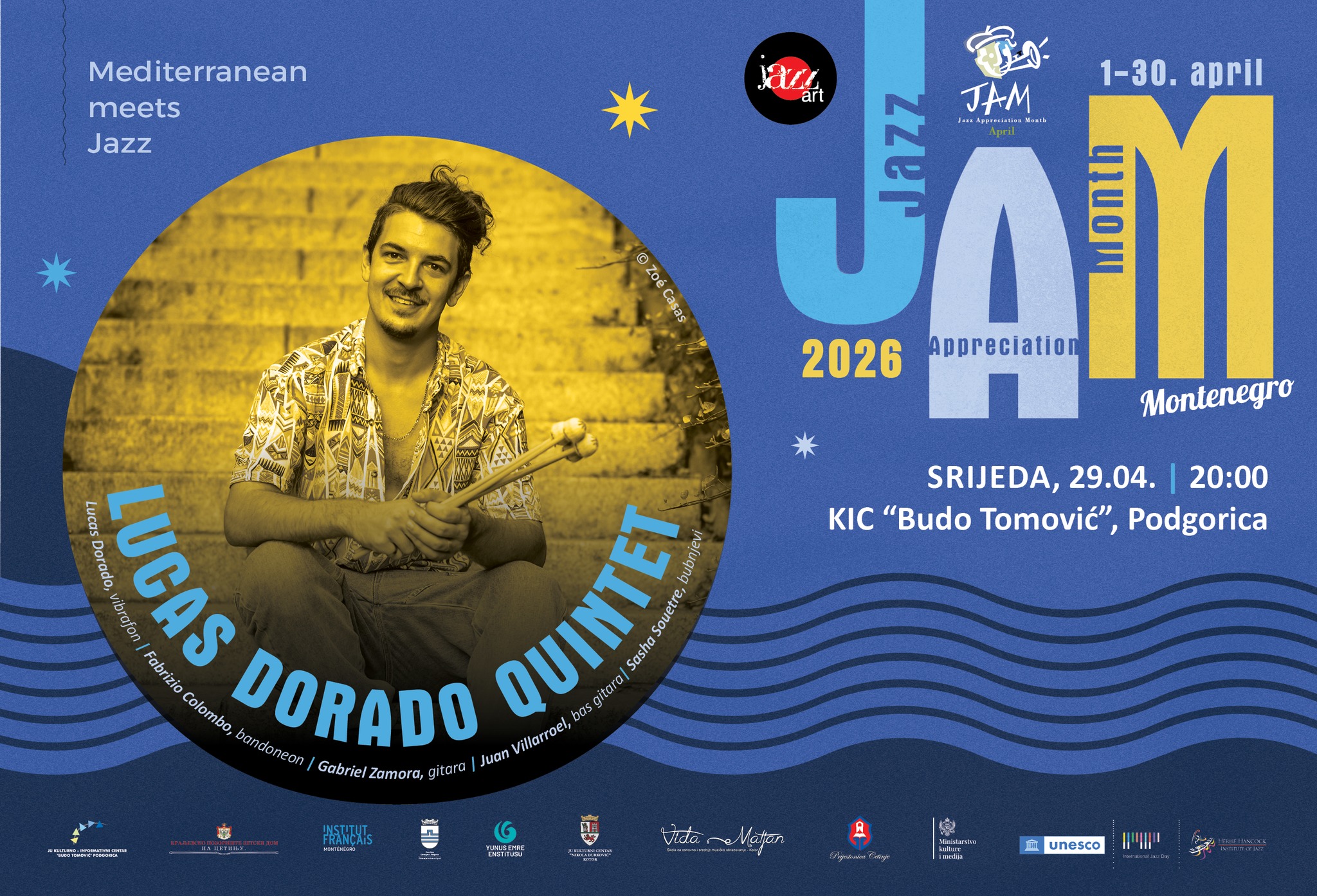 JAM 2026 - KONCERT VIBRAFONISTE LUKASA DORADA SA KVINTETOM 29. APRILA