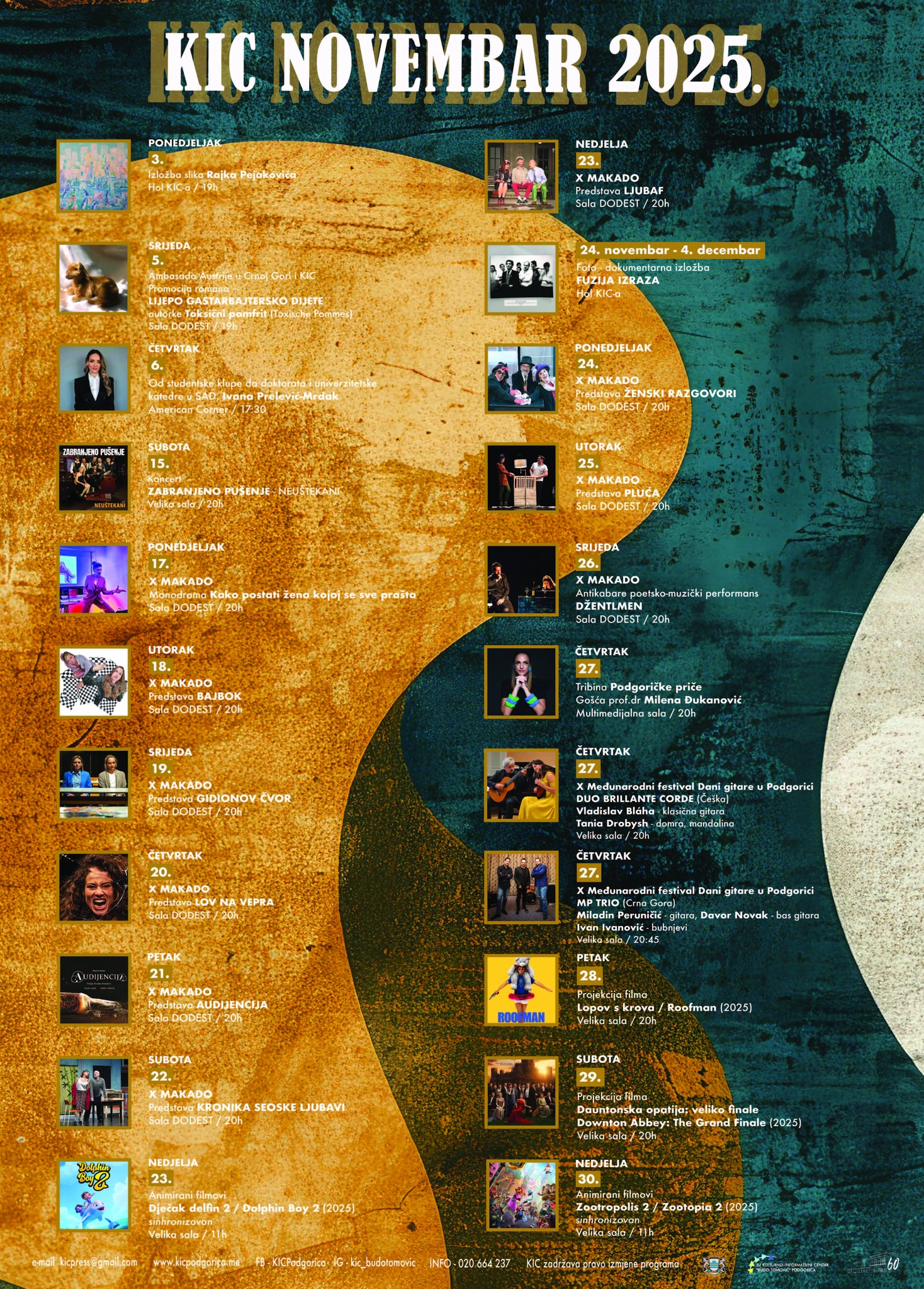 PROGRAM NOVEMBAR 2025