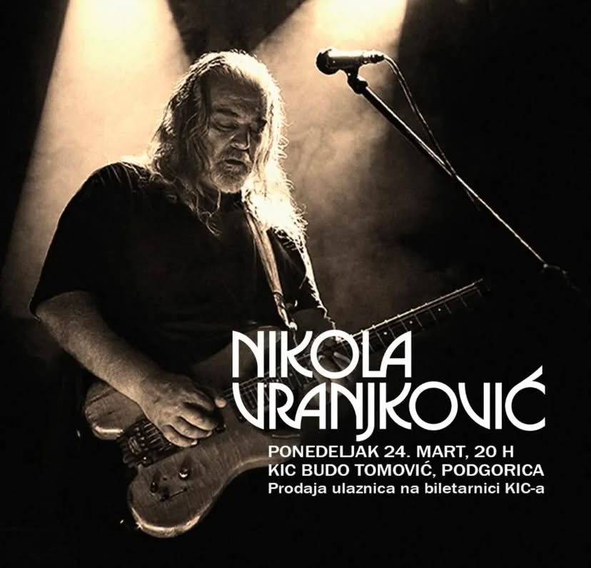 Nikola Vranjković sa bendom 24. marta u KIC-u