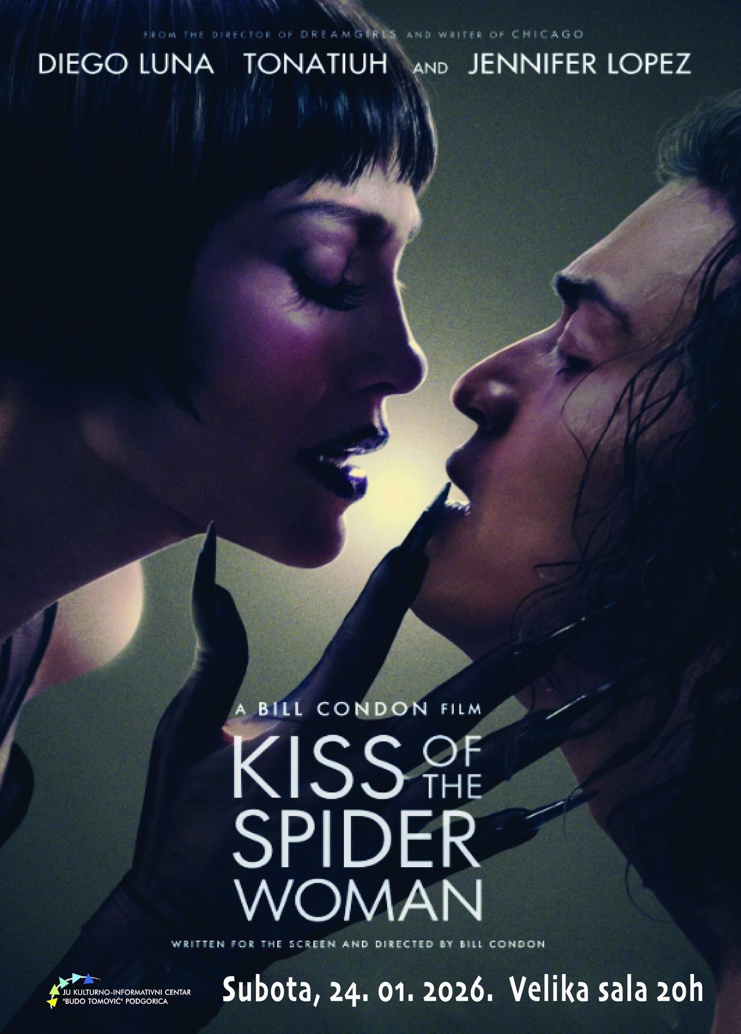 Projekcija filma ,,Poljubac žene pauka'' 24. januara