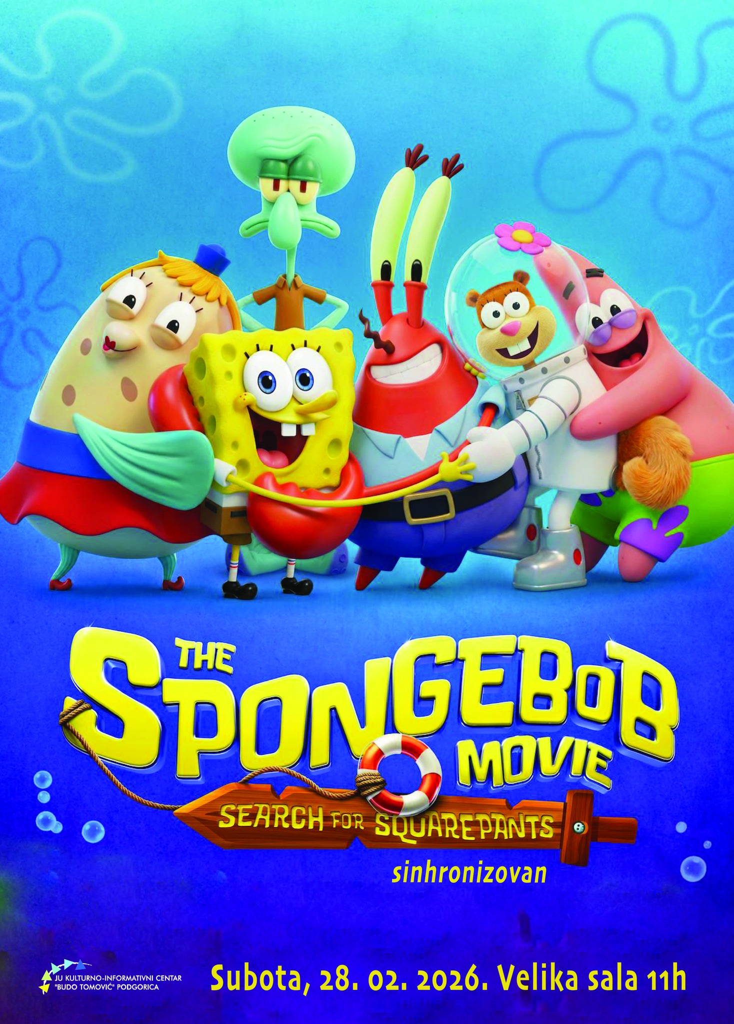 Projekcija filma ,,Sunđer Bob - Prokletstvo pirata (2025)