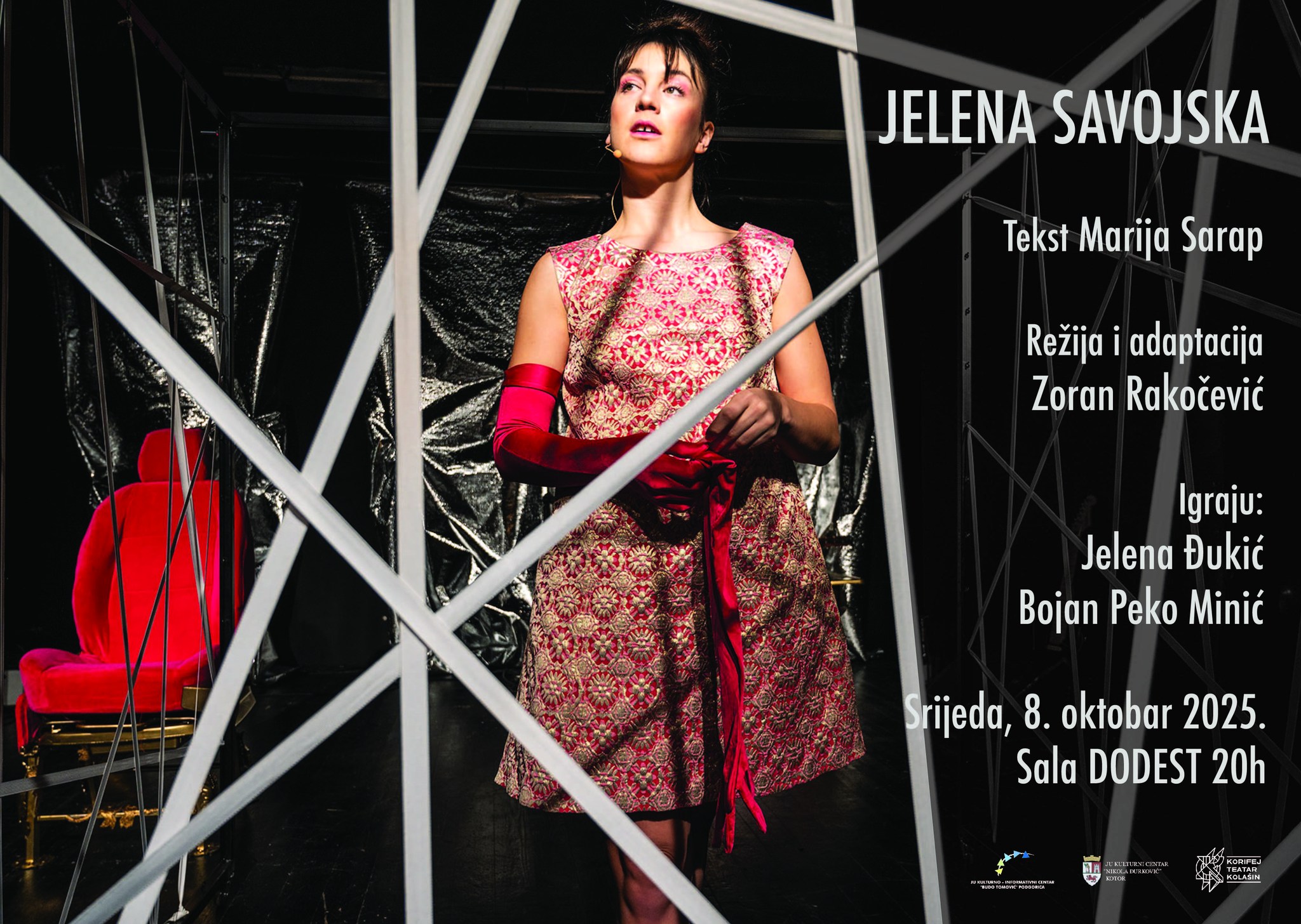 PREDSTAVA ,,JELENA SAVOJSKA” 8. OKTOBRA U KIC-u