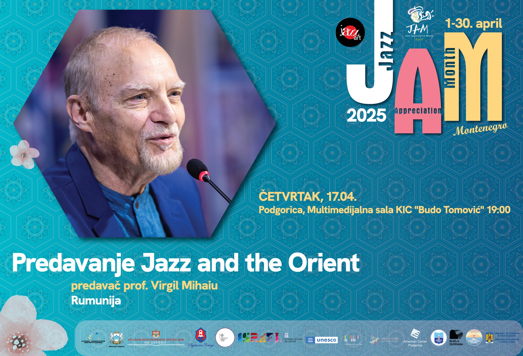 JAM 2025 – PREDAVANJE ,,DŽEZ I ORIJENT” 17. APRILA