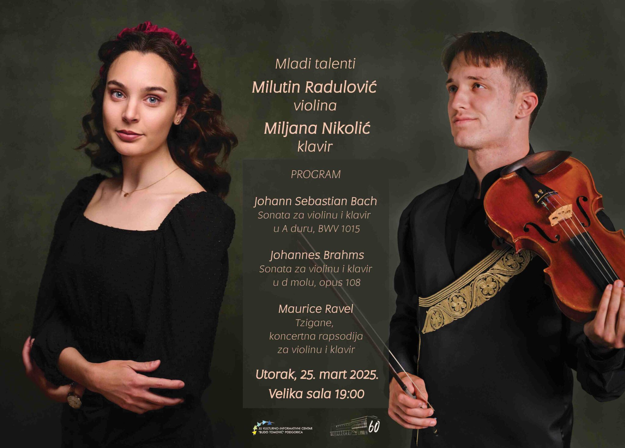 DUO MILUTIN RADULOVIĆ & MILJANA NIKOLIĆ 25. MARTA U KIC-U