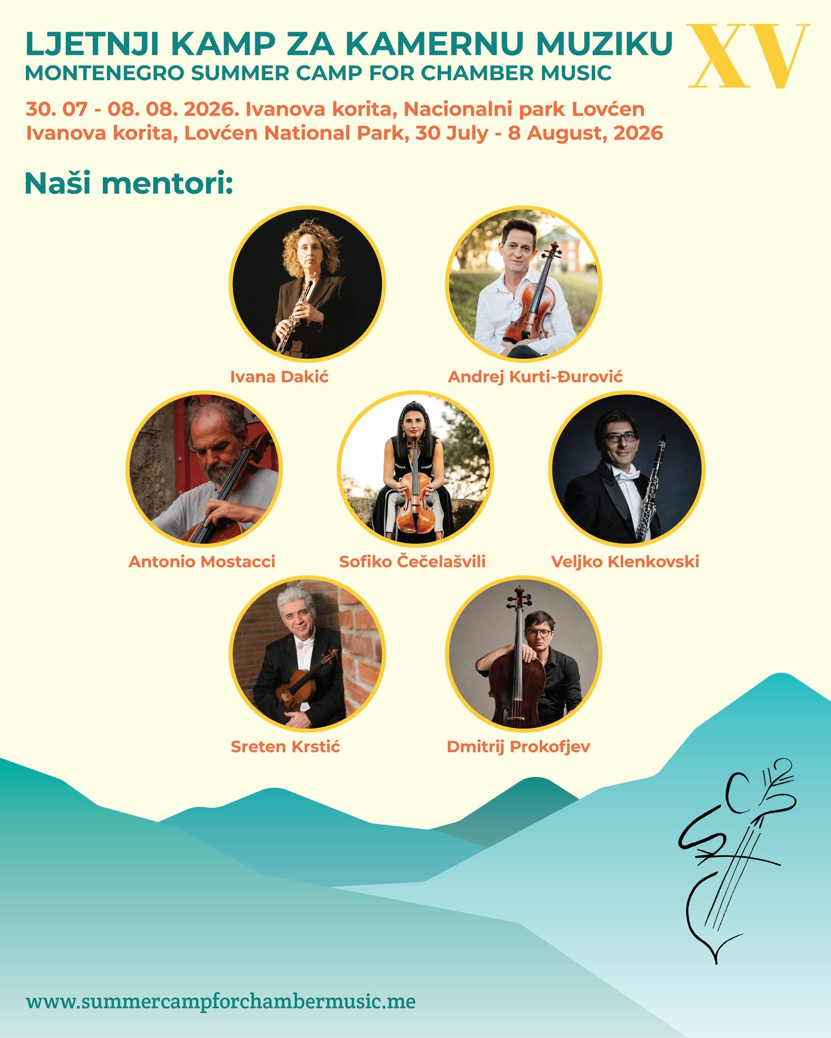 U TOKU PRIJAVE ZA XV LJETNJI KAMP ZA KAMERNU MUZIKU 2026