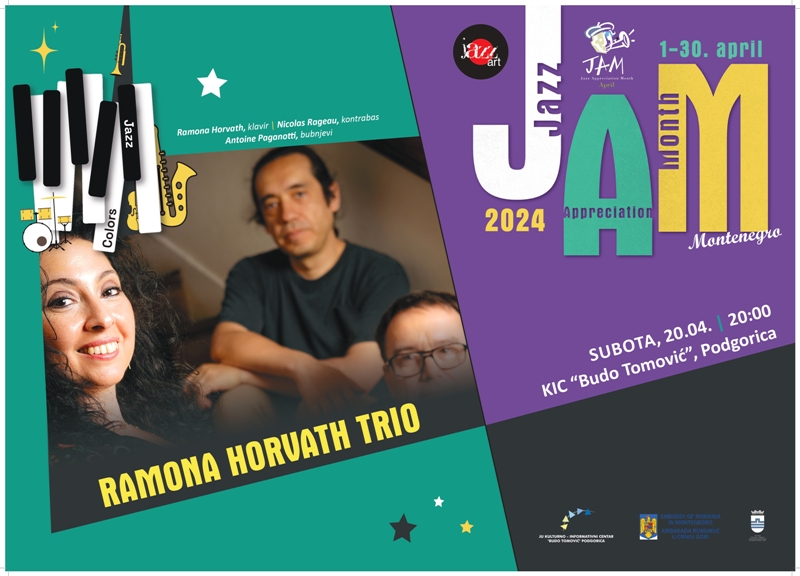 JAM 2024 – RAMONA HORVAT TRIO 20. APRILA U KIC-u